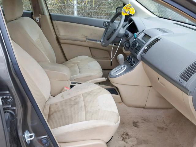 3N1AB61E07L605325 - 2007 NISSAN SENTRA 2.0 BROWN photo 5