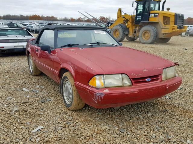 1FACP44M3PF128985 - 1993 FORD MUSTANG LX BURGUNDY photo 1