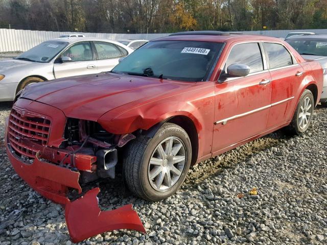 2C3KA63H58H139370 - 2008 CHRYSLER 300C RED photo 2