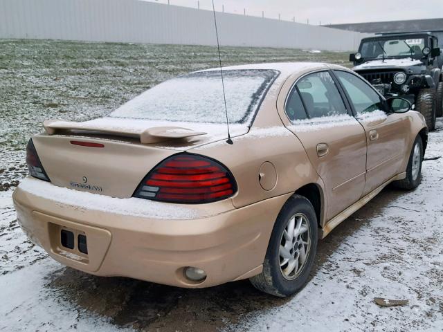 1G2NF52E24M547977 - 2004 PONTIAC GRAND AM S GOLD photo 4