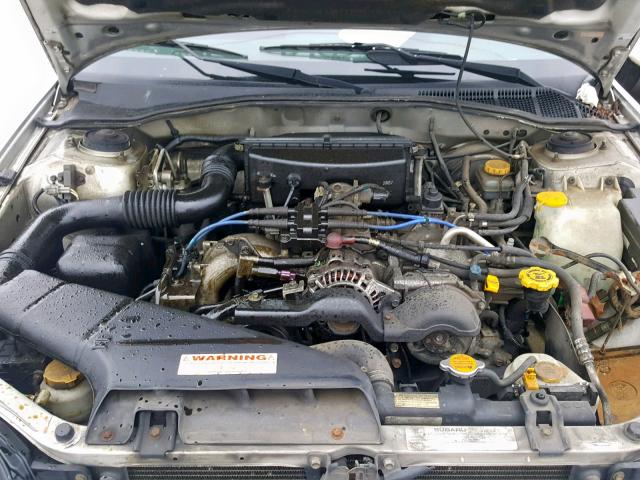 4S3BE635837204948 - 2003 SUBARU LEGACY L GRAY photo 7