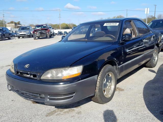 JT8BF12G7T0174481 - 1996 LEXUS ES 300 BLACK photo 2