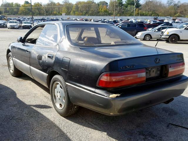 JT8BF12G7T0174481 - 1996 LEXUS ES 300 BLACK photo 3