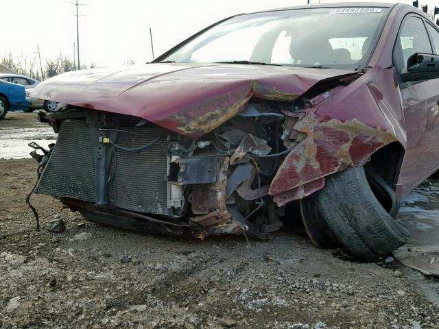 3N1AB61E07L630287 - 2007 NISSAN SENTRA 2.0 RED photo 9