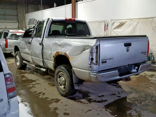 3D7KS28C65G753229 - 2005 DODGE RAM 2500 S ვერცხლისფერი ფოტო 3