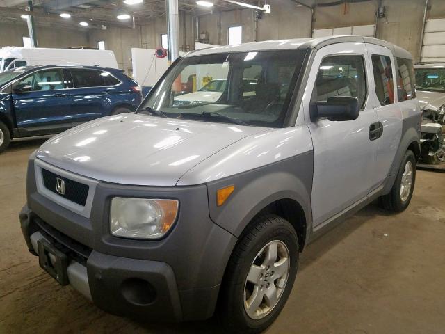 5J6YH28524L025438 - 2004 HONDA ELEMENT EX SILVER photo 2