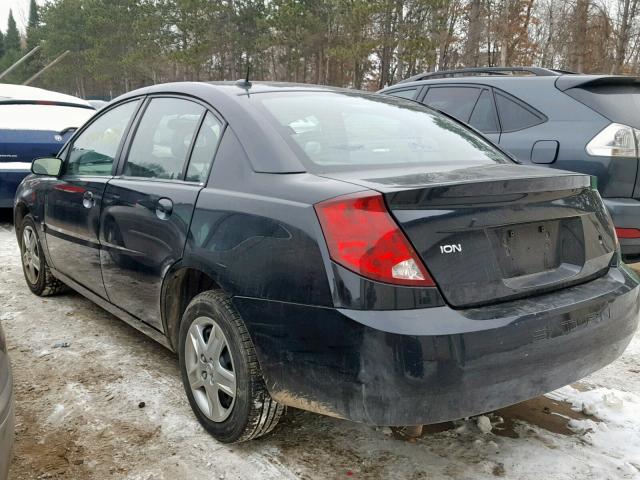 1G8AJ55F77Z177141 - 2007 SATURN ION LEVEL 黑色 照片 3