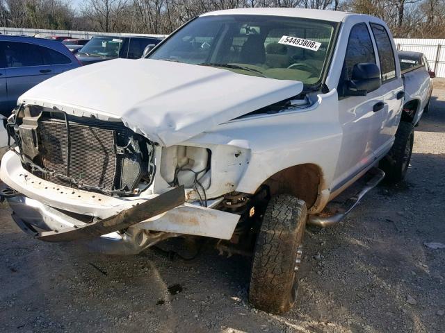 3D7KS28L49G520925 - 2009 DODGE RAM 2500 WHITE photo 2