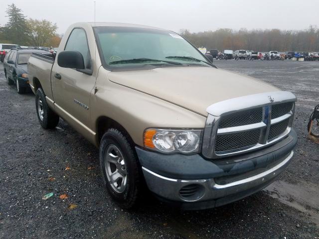 1D7HA16K03J545800 - 2003 DODGE RAM 1500 S TAN photo 1