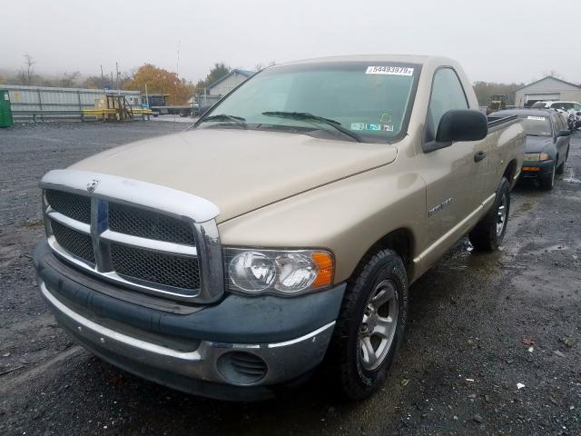 1D7HA16K03J545800 - 2003 DODGE RAM 1500 S TAN photo 2