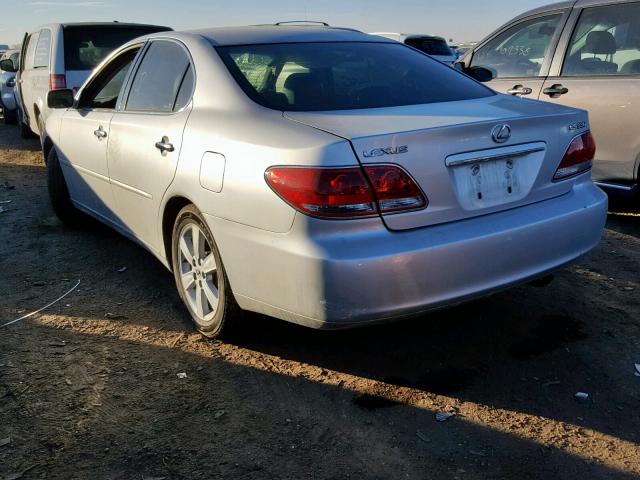 JTHBA30G965161378 - 2006 LEXUS ES 330 SILVER photo 3