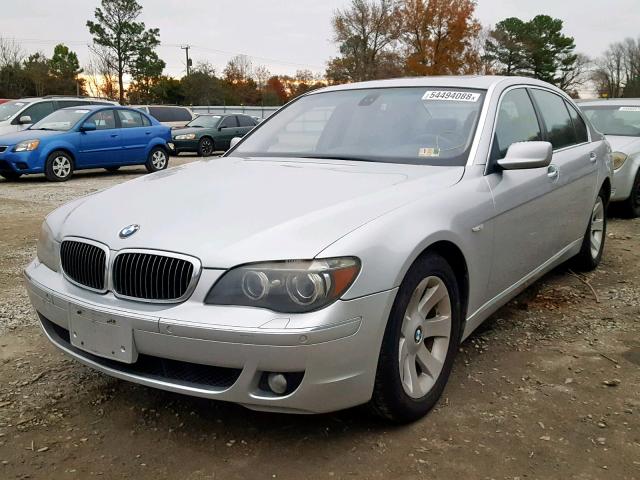 WBAHN83587DT75421 - 2007 BMW 750 SILVER photo 2