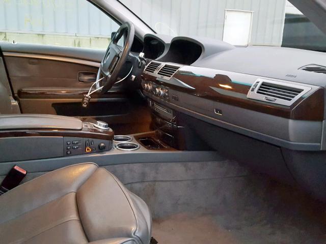 WBAHN83587DT75421 - 2007 BMW 750 SILVER photo 5