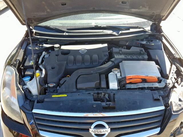 1N4CL21EX7C233702 - 2007 NISSAN ALTIMA HYB BLACK photo 7