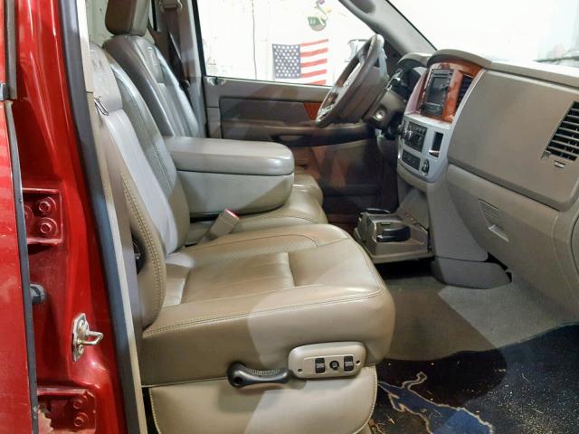 1D7KS28CX6J127621 - 2006 DODGE RAM 2500 S RED photo 5