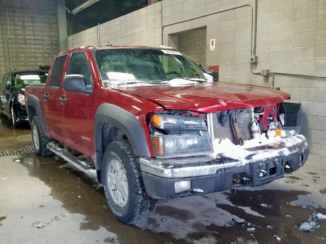 1GCDT136258173428 - 2005 CHEVROLET COLORADO MAROON photo 1