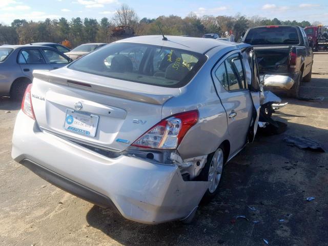 3N1CN7APXGL884015 - 2016 NISSAN VERSA S SILVER photo 4