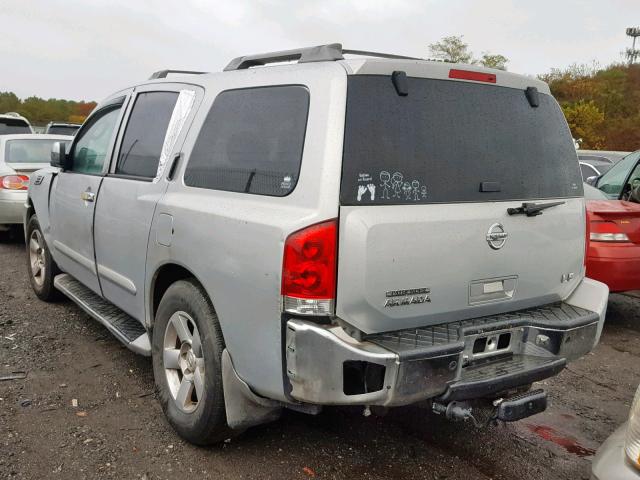 5N1AA08B54N702987 - 2004 NISSAN ARMADA SE GRAY photo 3