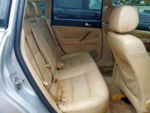 WVWRH63B52P246746 - 2002 VOLKSWAGEN PASSAT GLX 银色 照片 6