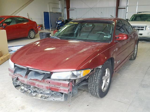 1G2WR52103F126951 - 2003 PONTIAC GRAND PRIX RED photo 2