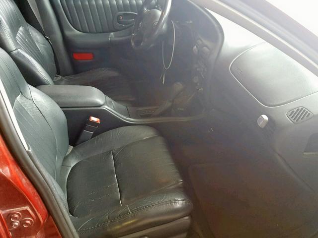 1G2WR52103F126951 - 2003 PONTIAC GRAND PRIX RED photo 5