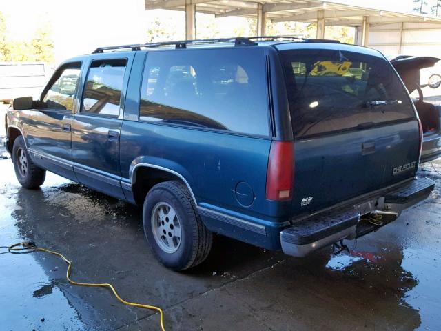 1GNEC16K5SJ321077 - 1995 CHEVROLET SUBURBAN GREEN photo 3