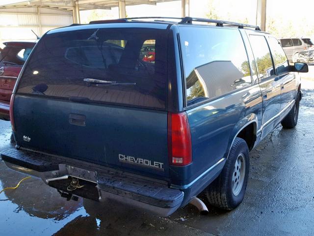 1GNEC16K5SJ321077 - 1995 CHEVROLET SUBURBAN GREEN photo 4