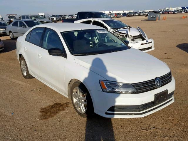 3VWLA7AJ6FM238917 - 2015 VOLKSWAGEN JETTA TDI WHITE photo 1