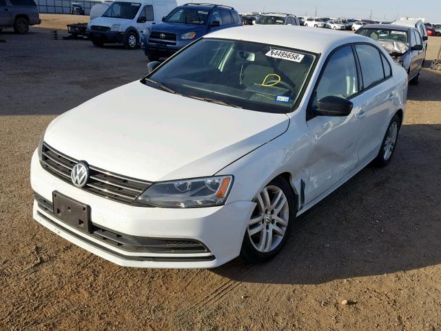 3VWLA7AJ6FM238917 - 2015 VOLKSWAGEN JETTA TDI WHITE photo 2