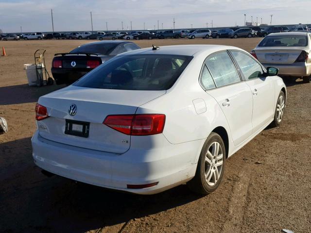 3VWLA7AJ6FM238917 - 2015 VOLKSWAGEN JETTA TDI WHITE photo 4