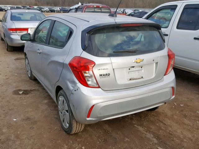 KL8CB6SA1JC426482 - 2018 CHEVROLET SPARK LS GRAY photo 3