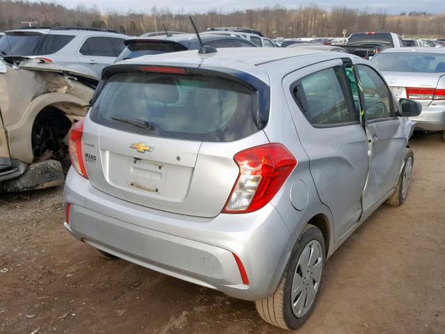 KL8CB6SA1JC426482 - 2018 CHEVROLET SPARK LS GRAY photo 4