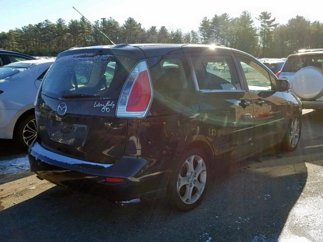 JM1CR293590353472 - 2009 MAZDA 5 BLACK photo 4