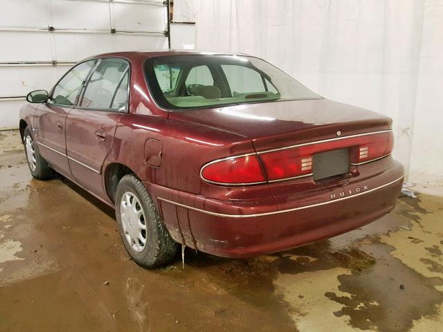 2G4WS52J521266799 - 2002 BUICK CENTURY CU MAROON photo 3