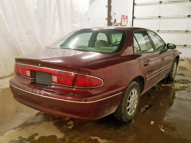 2G4WS52J521266799 - 2002 BUICK CENTURY CU MAROON photo 4