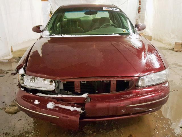 2G4WS52J521266799 - 2002 BUICK CENTURY CU MAROON photo 9