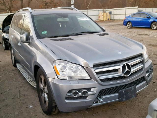 4JGBF7BE4BA747635 - 2011 MERCEDES-BENZ GL 450 4MA GRAY photo 1