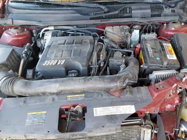 1G1ZT52855F314559 - 2005 CHEVROLET MALIBU LS RED photo 7