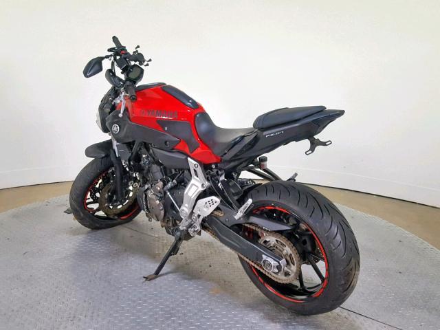 JYARM06E1FA000991 - 2015 YAMAHA FZ07 RED photo 6