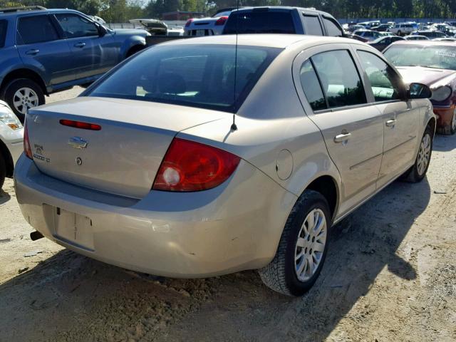 1G1AT58H897267046 - 2009 CHEVROLET COBALT LT SILVER photo 4