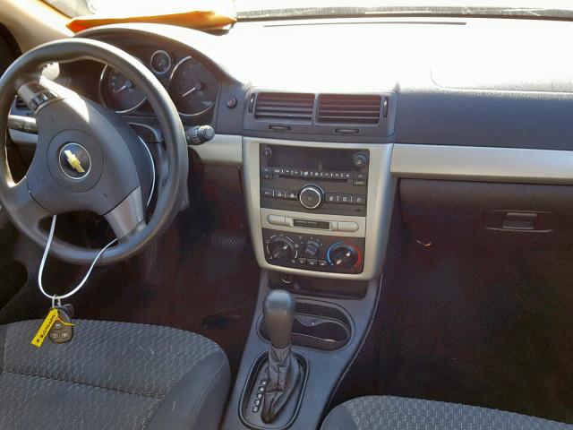 1G1AT58H897267046 - 2009 CHEVROLET COBALT LT SILVER photo 9