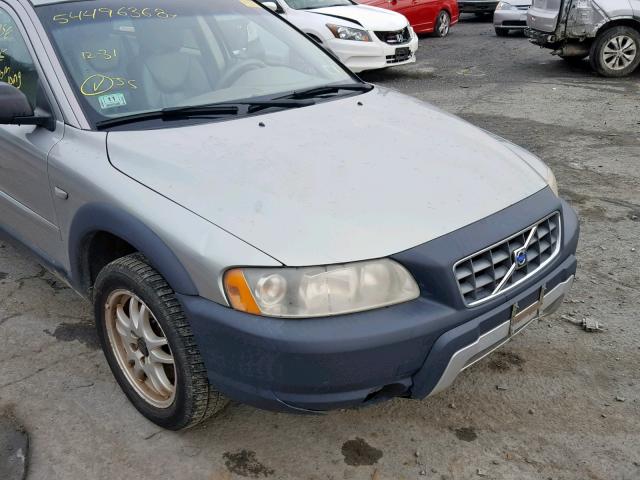 YV1SZ592151197630 - 2005 VOLVO XC70 GRAY photo 9