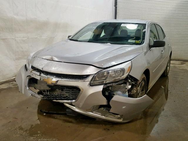 1G11A5SL2FF318688 - 2015 CHEVROLET MALIBU LS SILVER photo 2
