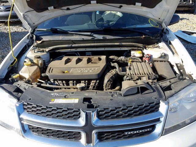 1B3BD4FB0BN517304 - 2011 DODGE AVENGER EX WHITE photo 7