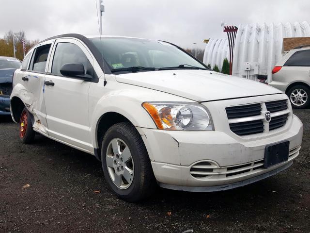 1B3HB28B97D192697 - 2007 DODGE CALIBER WHITE photo 1