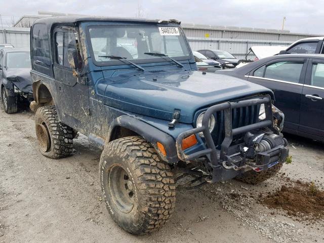 1J4FY29P0WP788657 - 1998 JEEP WRANGLER / BLUE photo 1