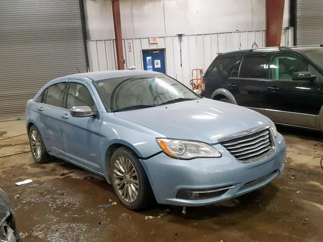 1C3CCBCB5CN299395 - 2012 CHRYSLER 200 LIMITE BLUE photo 1