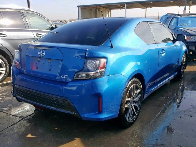 JTKJF5C7XFJ007333 - 2015 TOYOTA SCION TC ლურჯი ფოტო 4