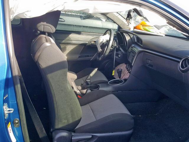JTKJF5C7XFJ007333 - 2015 TOYOTA SCION TC ლურჯი ფოტო 5