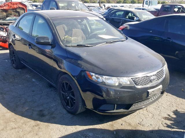 KNAFU4A21B5406751 - 2011 KIA FORTE EX BLACK photo 1